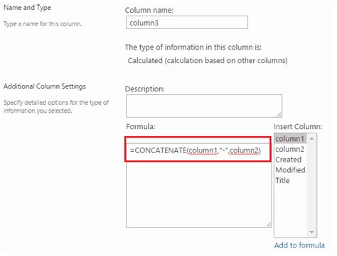 Then right click again and select &x27;Discrete&x27;. . Sharepoint calculated column concatenate date and text